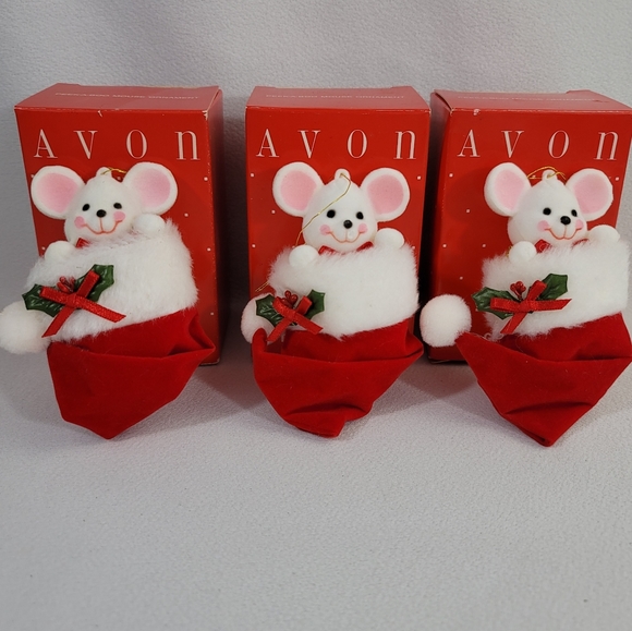 (3) Avon Peek-A-Boo Mouse Ornament - Picture 14 of 14